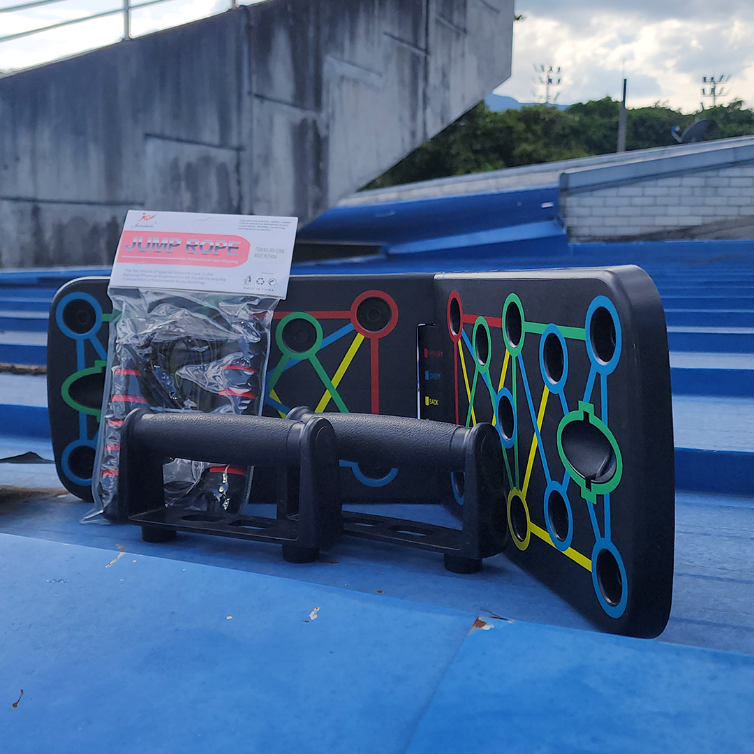 TABLA PUSH-UP + CUERDA DE SALTAR GRATIS