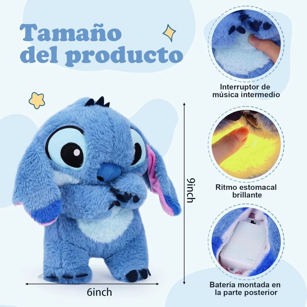 PELUCHE RESPIRATORIO STITCH
