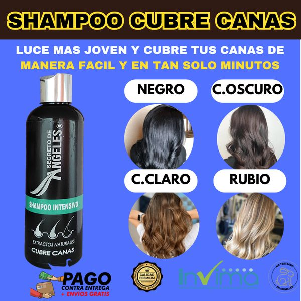 Shampoo Cubre Canas Secreto de Ángeles™ + 2 Obsequios