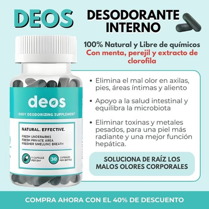 DEOS 🍃 Suplemento natural Frescura Interna, Confianza Externa