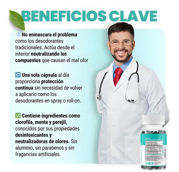 DEOS 🍃 Suplemento natural Frescura Interna, Confianza Externa