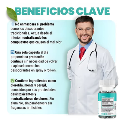 DEOS 🍃 Suplemento natural Frescura Interna, Confianza Externa