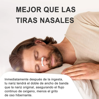 Oxígeno Total – Tiras Nasales con Imán para Respirar Fácil y Dormir Plácidamente